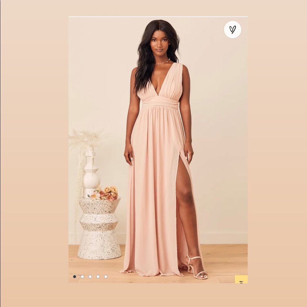 Lulus *Blush* Goddess Dress - New in Packaging